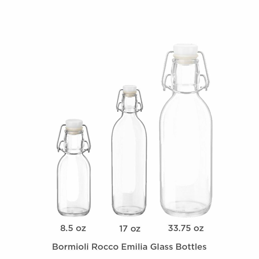 Glassware & Tabletop * | Bormioli Rocco 8.5Oz Emilia Glass Bottle