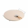 Cooks' Tools * | Typhoon Living Collection Pizza Stone With Rack & Cutter | 13