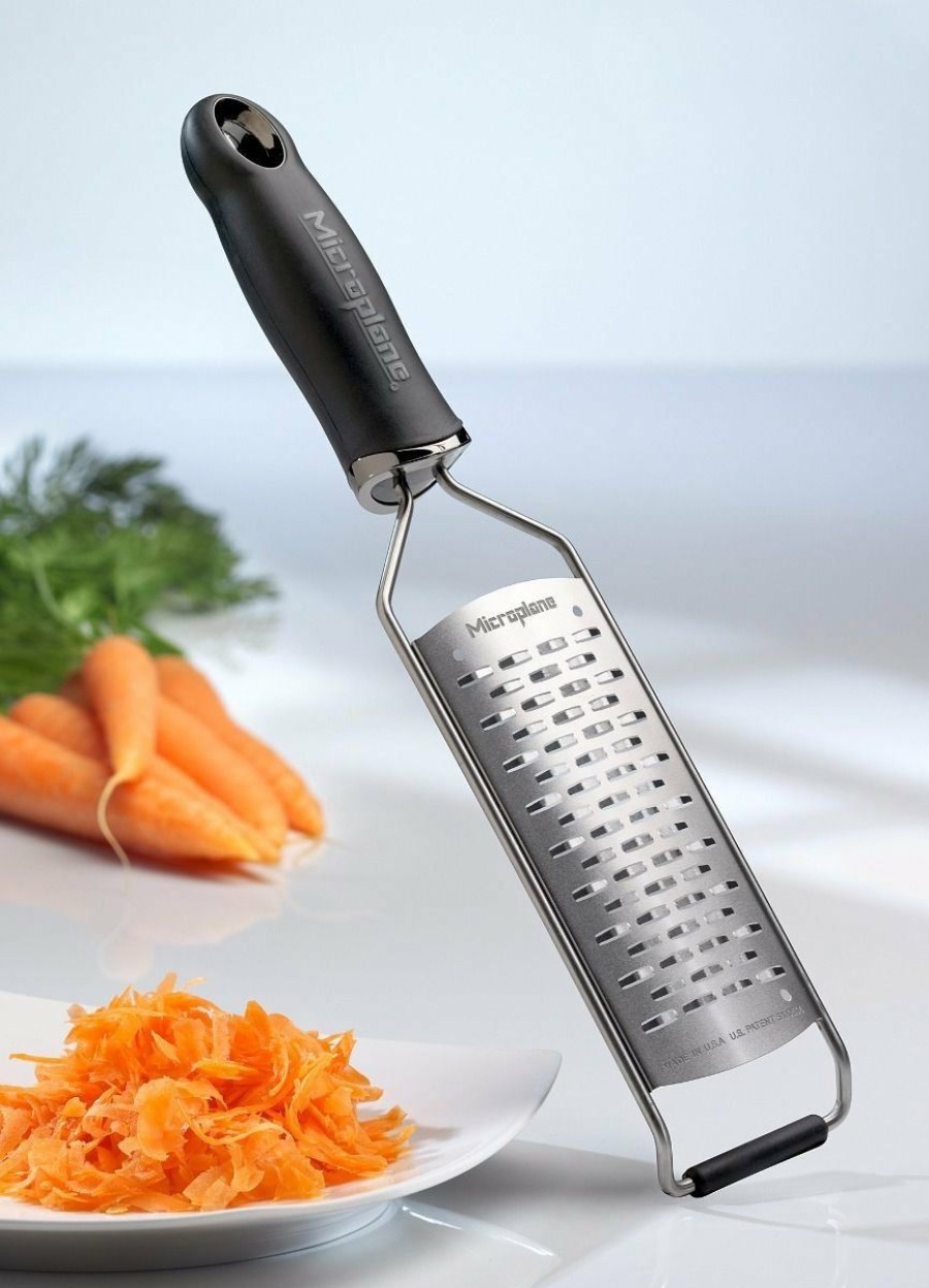 Cooks' Tools * | Microplane Gourmet Series Ribbon Grater Black