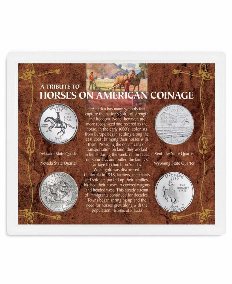 Misc_Gifts * | American Coin Treasures Bute To Horses On American Coinage Multi