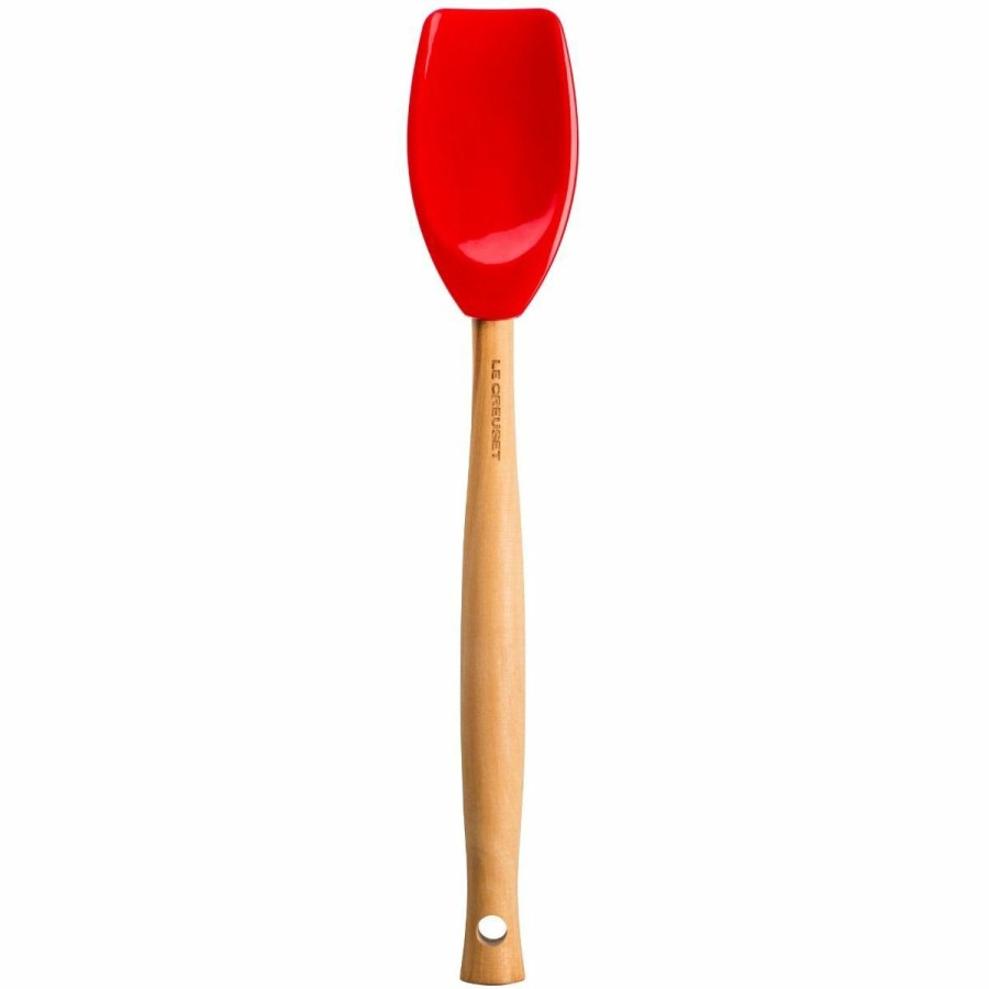 Cooks' Tools * | Le Creuset Craft Series Spatula Spoon | Cerise/Cherry Red