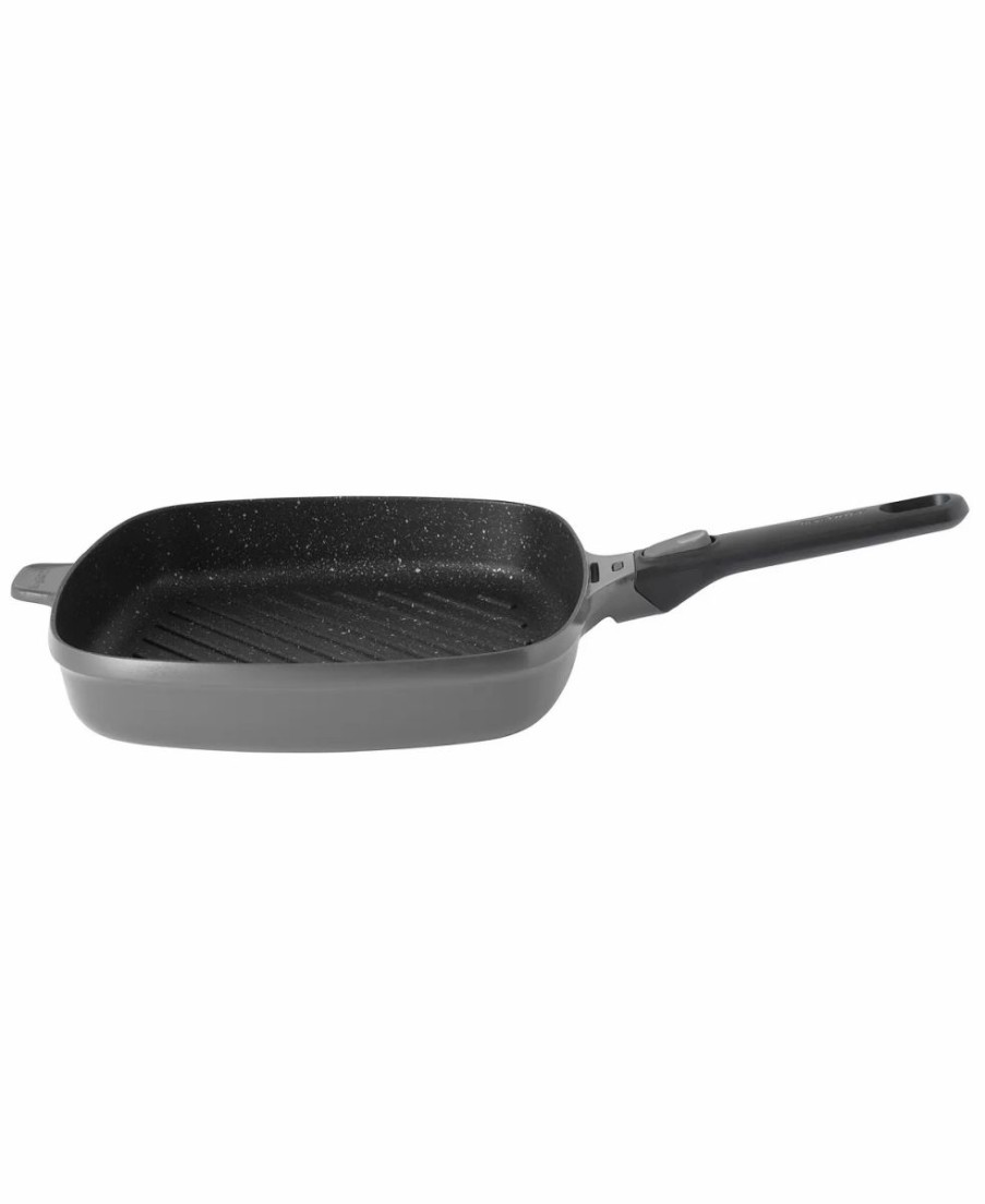 Kitchen * | Berghoff Gem Collection Nonstick 11 Grill Pan Gray