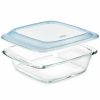 Kitchen * | Oxo Glass 2-Qt Baking Dish & Lid Blue