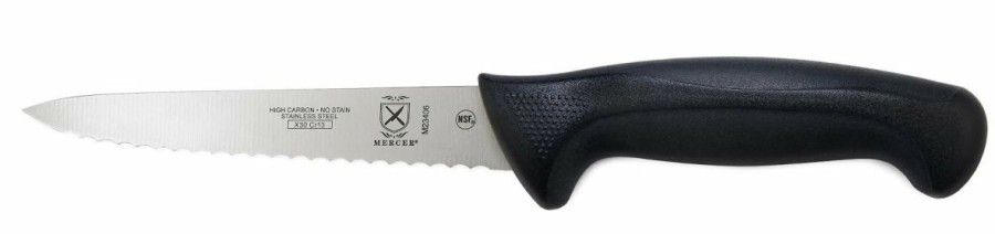 Knives * | Mercer Cutlery Mercer Millennia 6 Utility Knife (Wavy Edge)