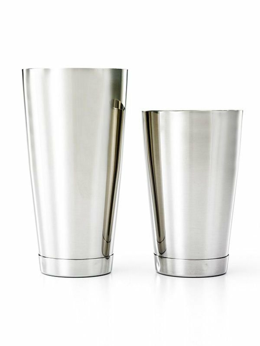 Glassware & Tabletop * | Mercer Barfly Heavy Duty Shaker/Tin Set | Stainless Steel