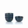 Glassware & Tabletop * | Everything Kitchens Modern Colorful Neutrals Rippled 6 Bowls (Set Of 4) Matte | Charcoal