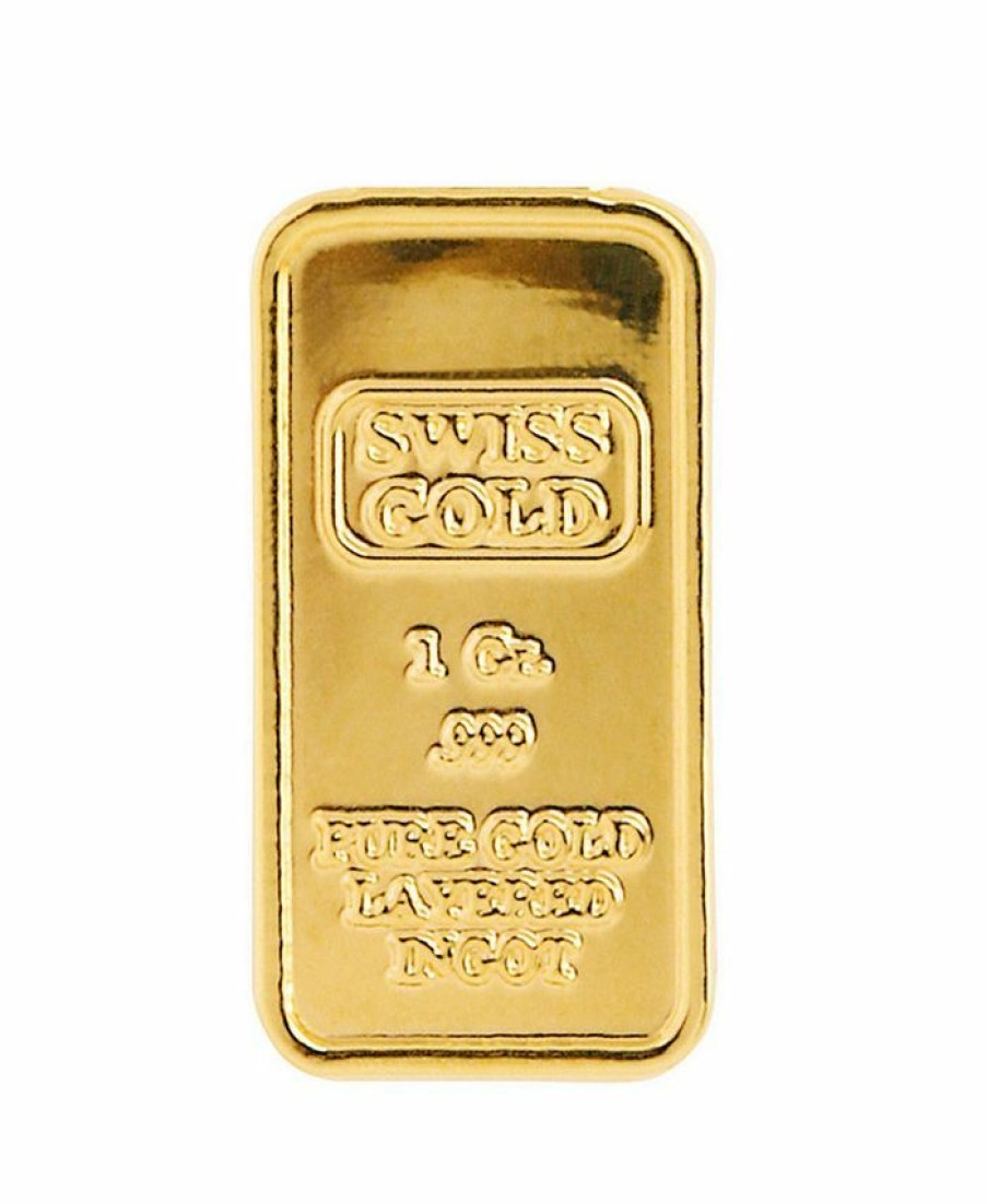 Misc_Gifts * | American Coin Treasures 24Kt Gold Gram Brass Swiss Ingot Tribute Multi