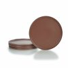 Glassware & Tabletop * | Everything Kitchens Modern Flat 11 Dinner/Charger Plates (Set Of 4) | Brown