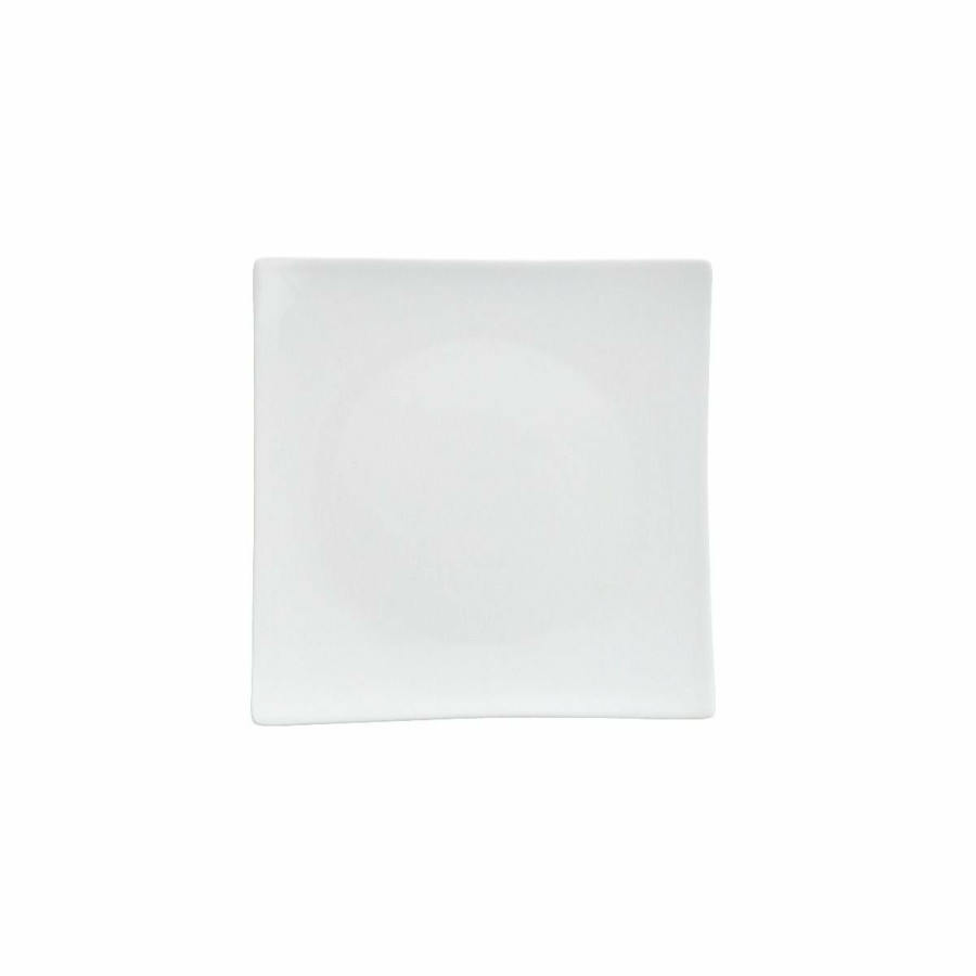 Glassware & Tabletop * | Fortessa Fiji Coupe 8.5 Square Plate | White