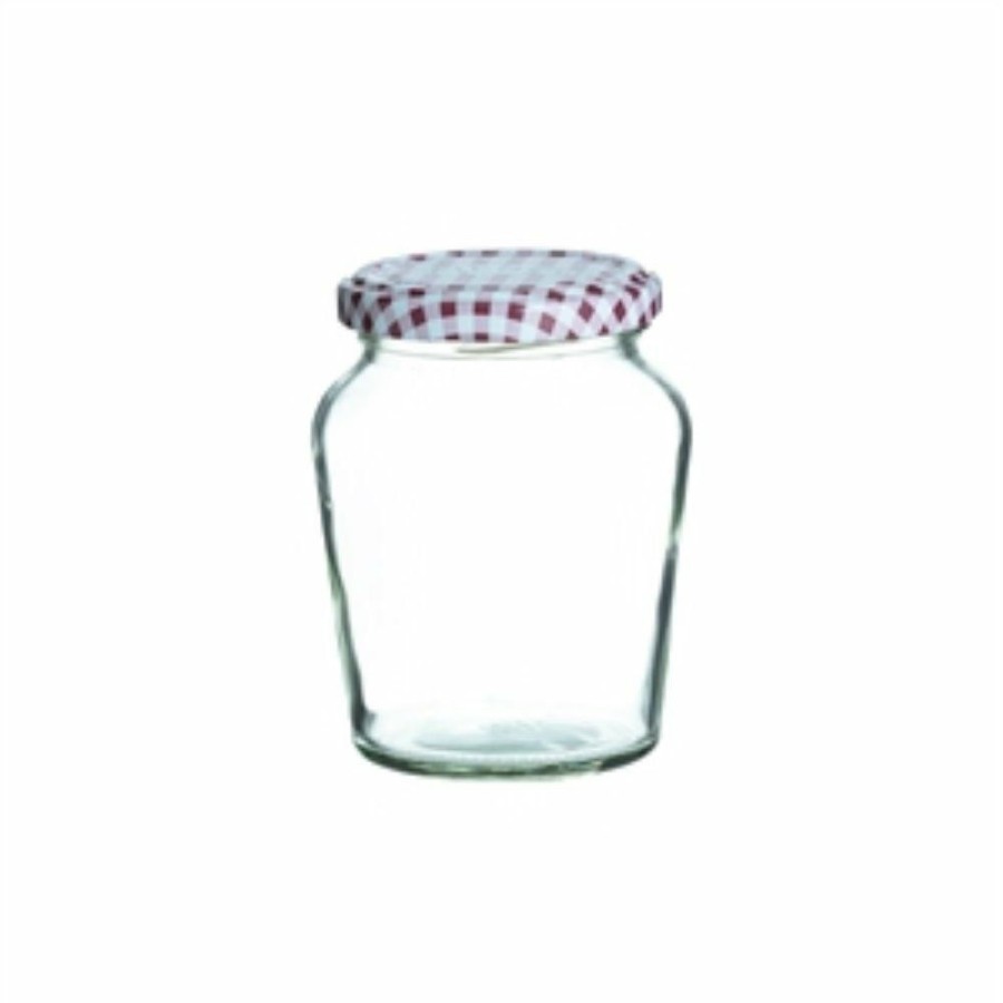 Glassware & Tabletop * | Kilner Twist Top Round Jar (Red) | 9 Oz