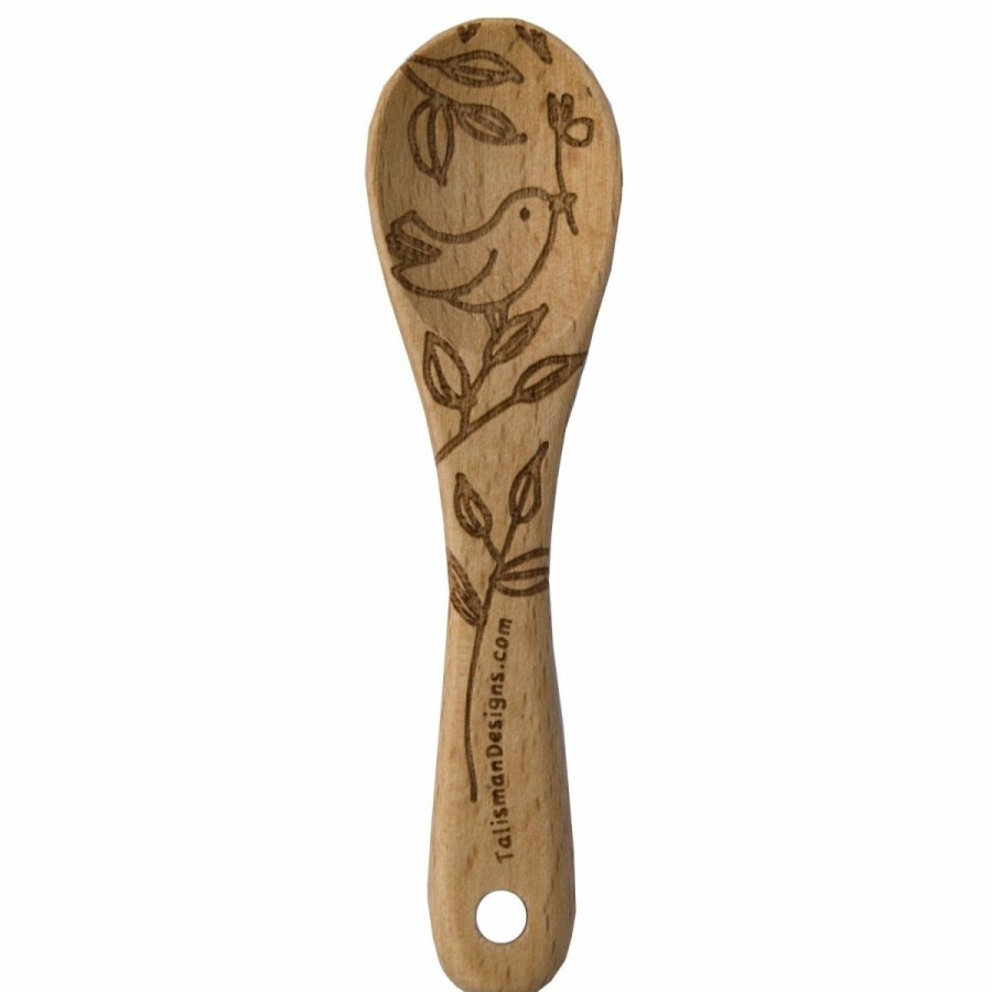 Cooks' Tools * | Talisman Designs Tiny Beechwood Salt Spoon (3.5 )