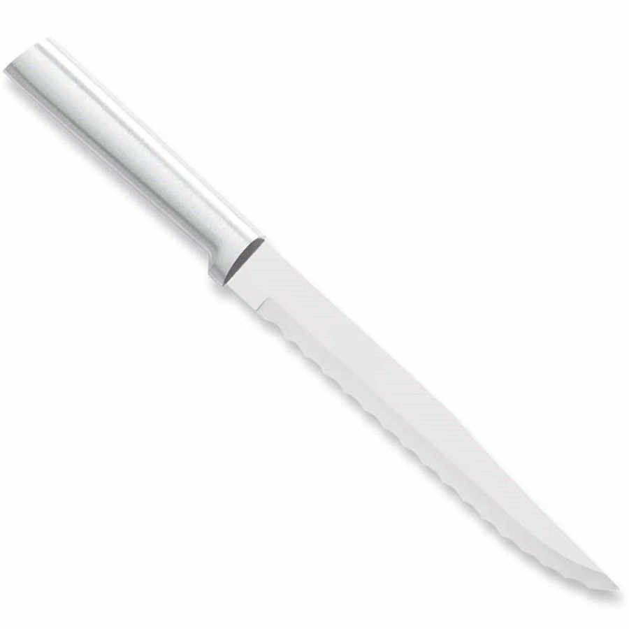 Knives * | Rada Cutlery Serrated Slicer | Silver