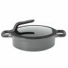 Kitchen * | Berghoff Gem Collection Nonstick 2.7-Qt. Covered 2-Handled Saute Pan Gray