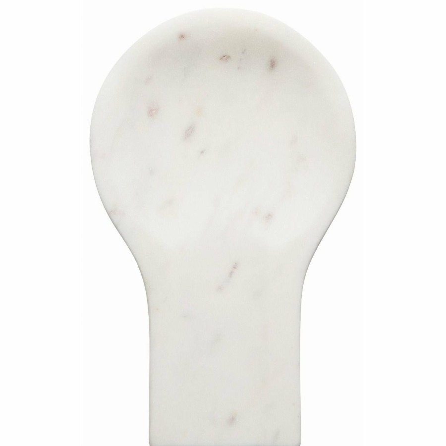 Cooks' Tools * | Danica Brands Danica Heirloom Marble Spoon Rest | White