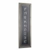 Misc_Gifts * | Crystal Art Gallery Merican Art Decor Vertical Farmhouse Sign Charcoal