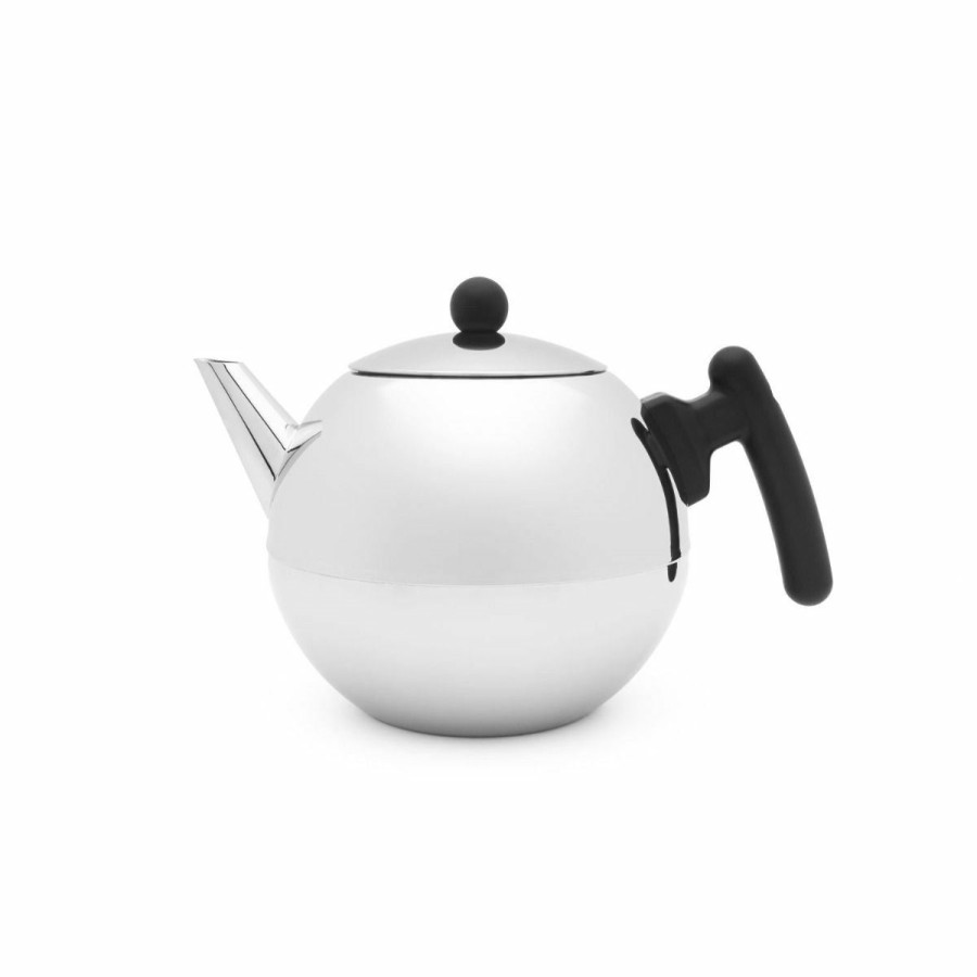 Glassware & Tabletop * | Bredemeijer Bella Ronde 41Oz Teapot | Stainless Steel