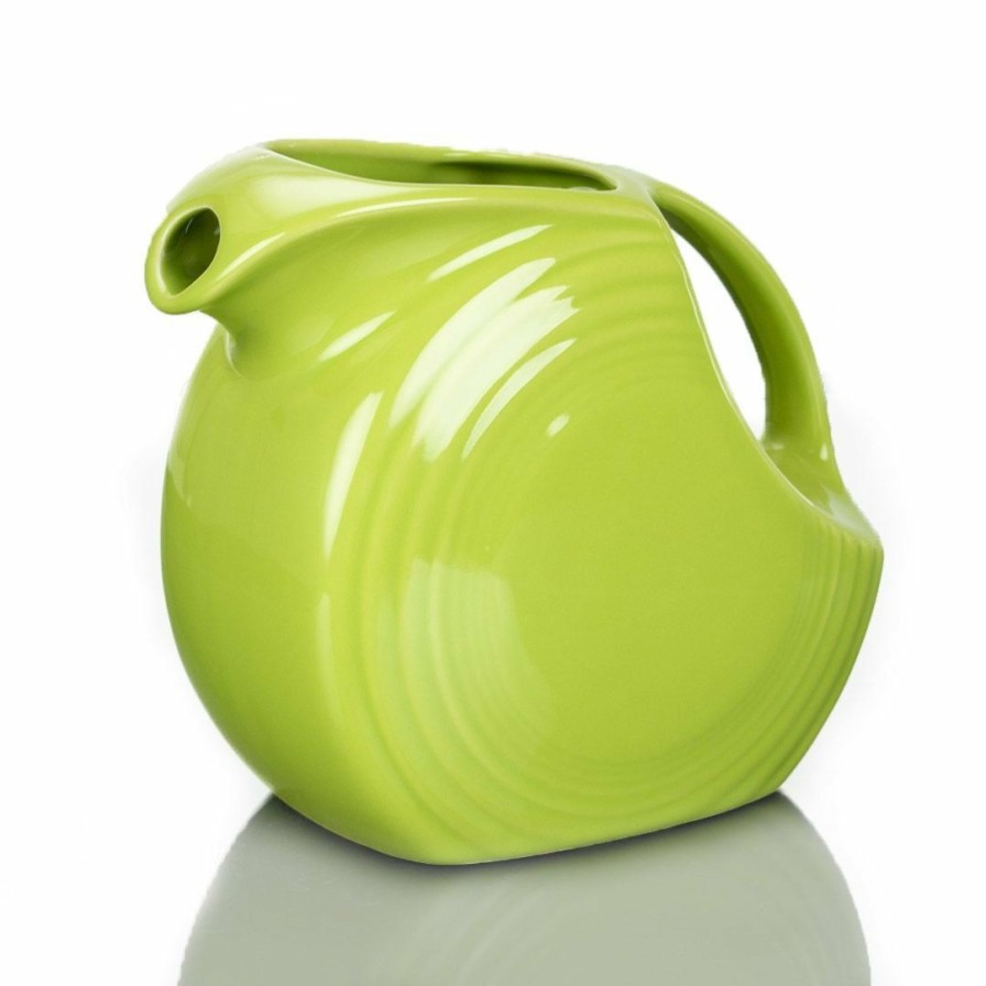 Glassware & Tabletop * | Fiesta 2 Liter Large Disk Pitcher | Lemongrass