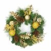 Misc_Gifts * | Jeco 20 Decorated Wreath Emerald