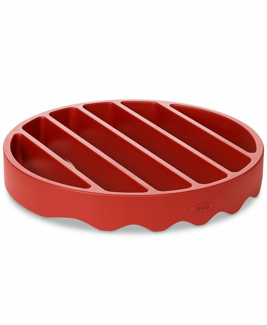 Kitchen * | Oxo Silicone Pressure-Cooker Rack Red