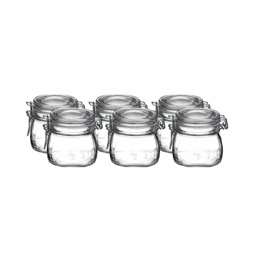 Glassware & Tabletop * | Bormioli Rocco 0.5L Swing Top Fido Canning Jars | 6-Pack