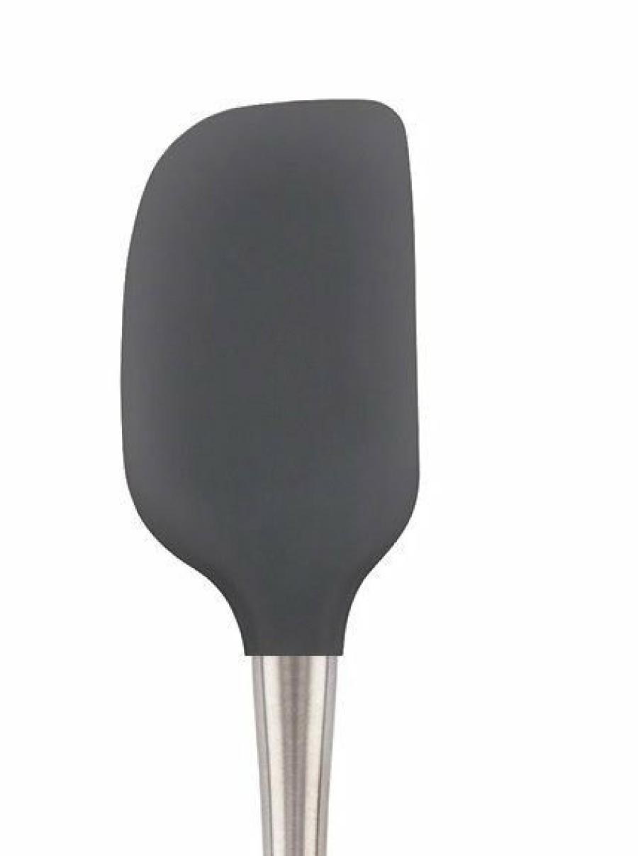 Cooks' Tools * | Tovolo Regular Flex-Core Spatula & Stainless Steel Handle (Charcoal)