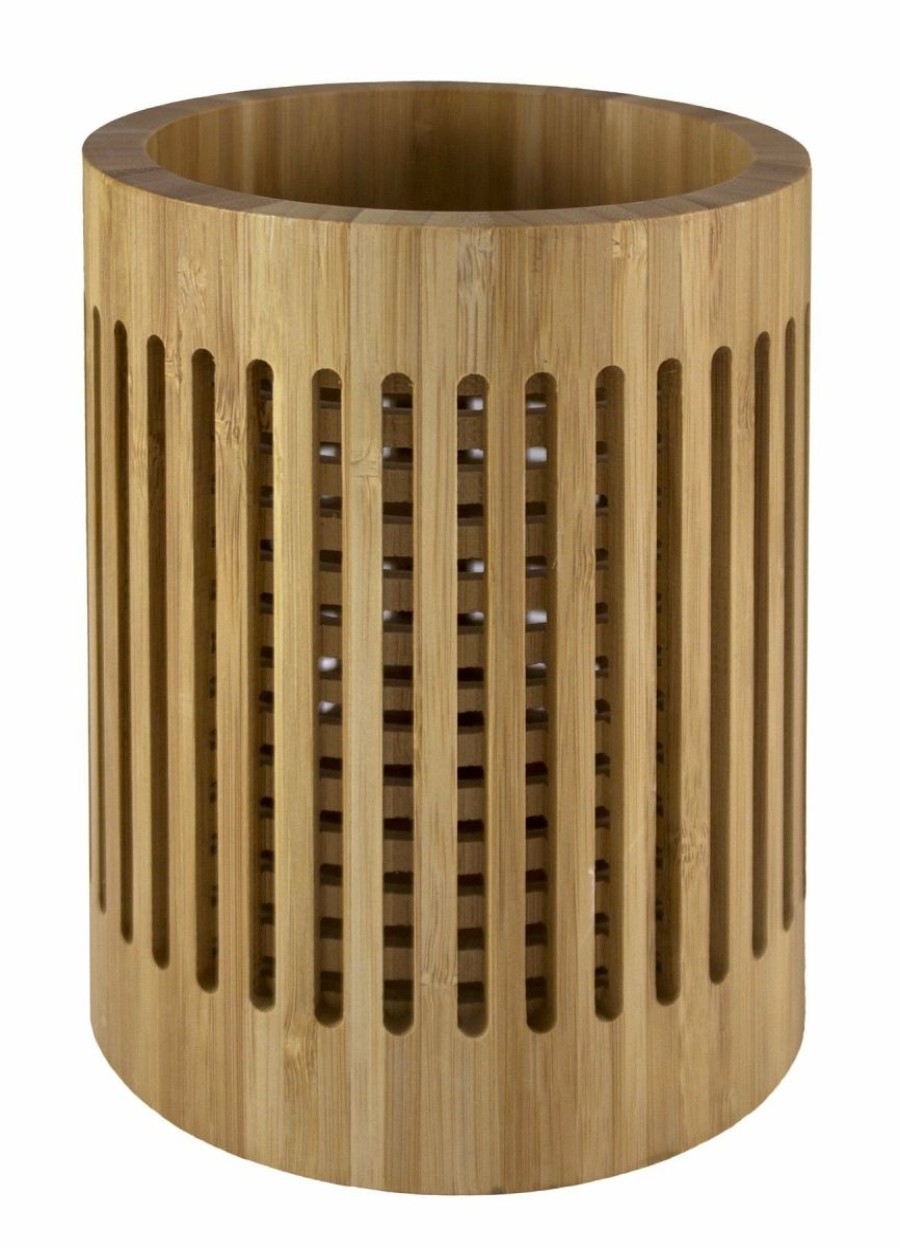 Cooks' Tools * | Totally Bamboo All-Natural Bamboo Lattice Utensil Holder