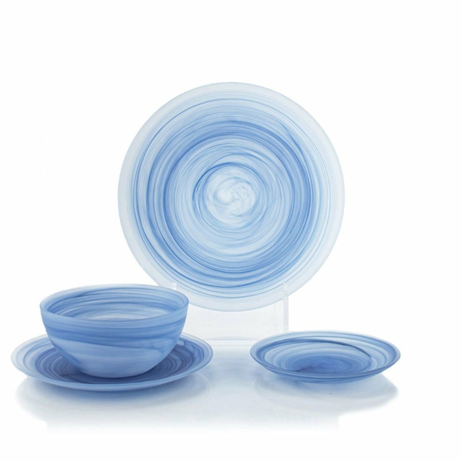 Glassware & Tabletop * | Fortessa La Jolla 16-Piece Dinnerware Set | Ink Blue