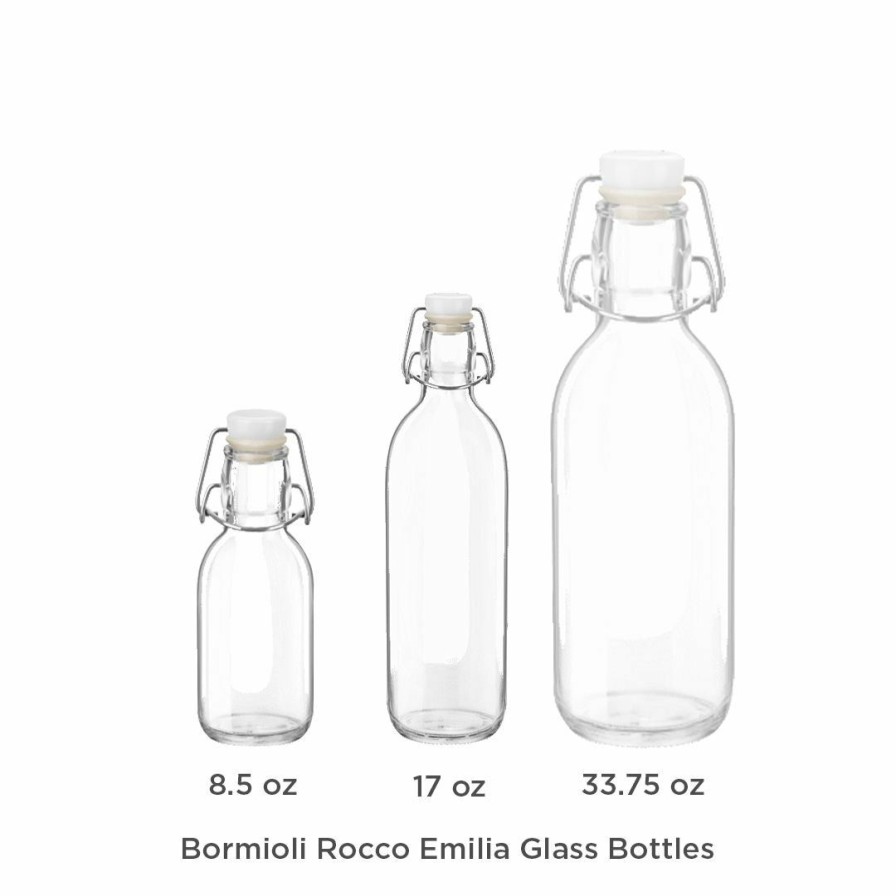 Glassware & Tabletop * | Bormioli Rocco 17Oz Emilia Glass Bottle