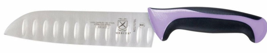 Knives * | Mercer Cutlery Mercer Millennia Santoku Knife (7 ) Purple