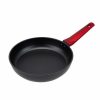 Kitchen * | Hamilton Beach 10 Fry Pan With Soft Touch Handles Black And Red