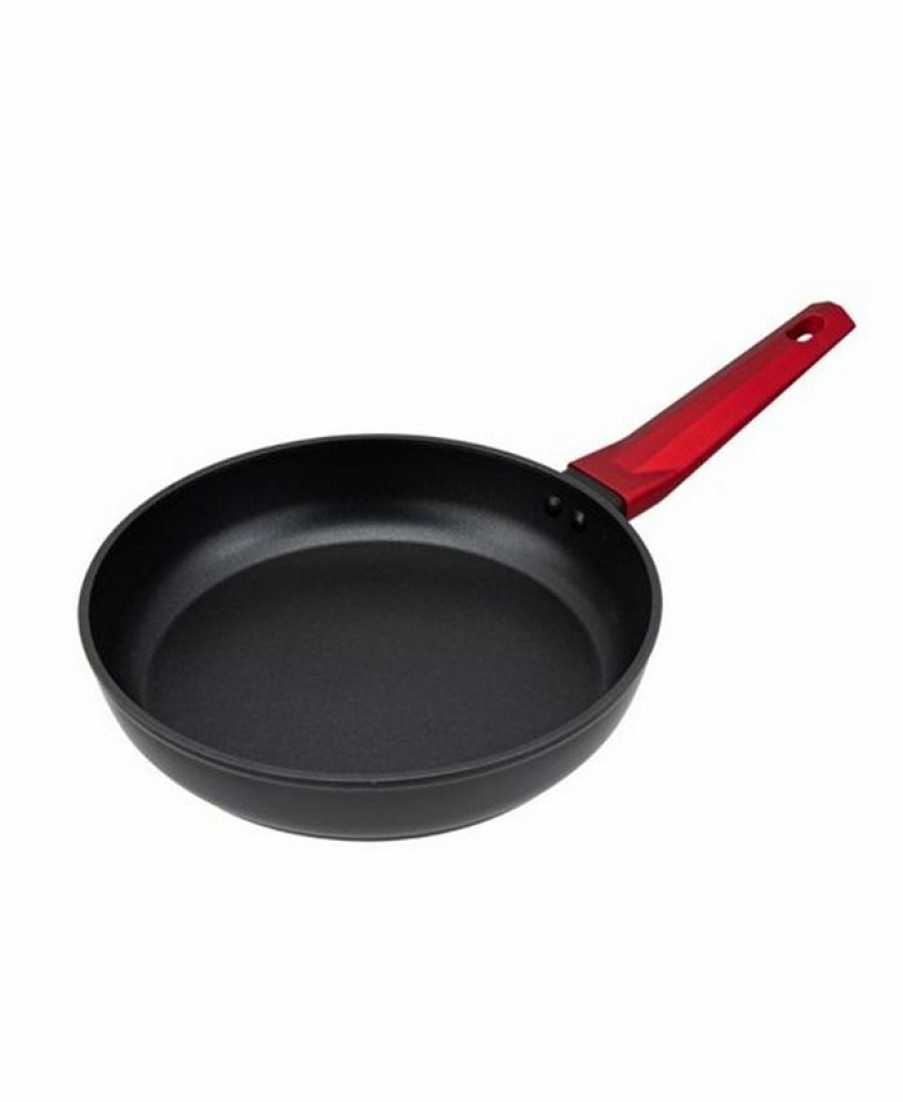 Kitchen * | Hamilton Beach 10 Fry Pan With Soft Touch Handles Black And Red