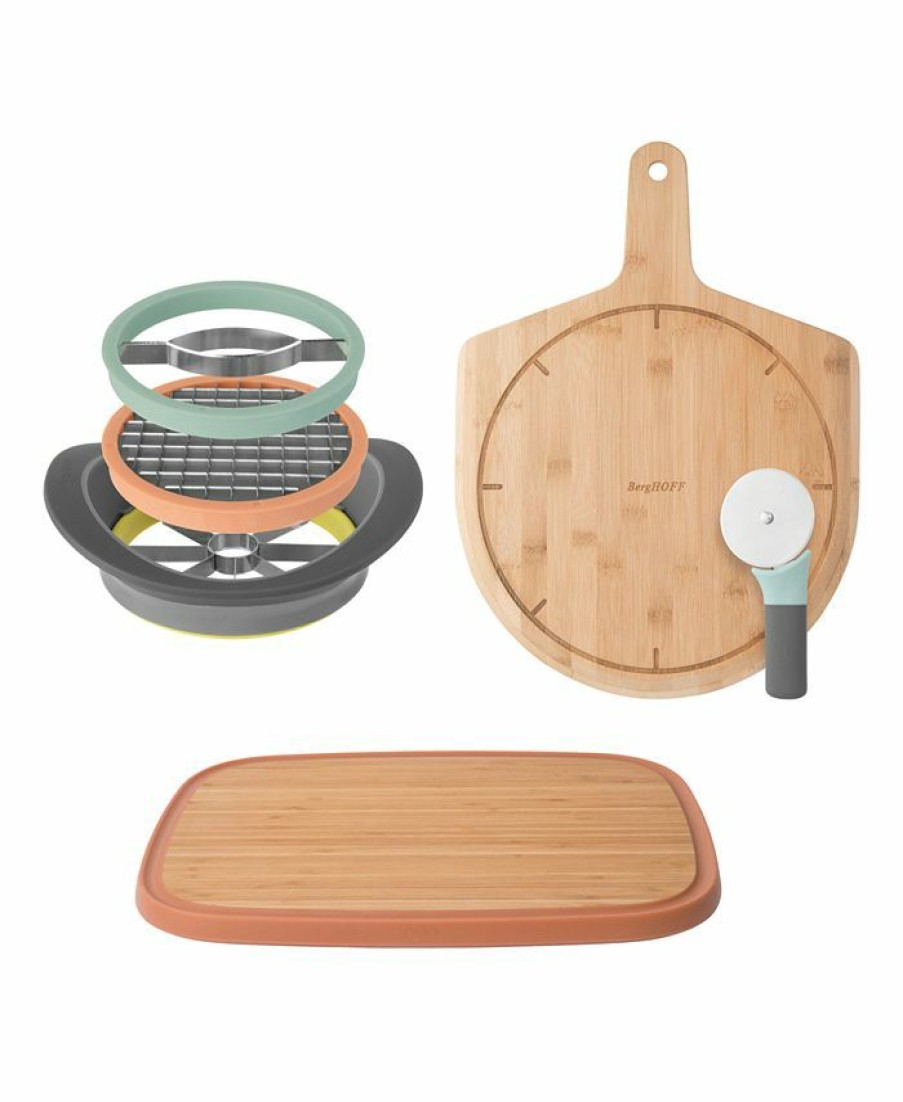 Kitchen * | Berghoff Pizza Prep And Serve Set Brown