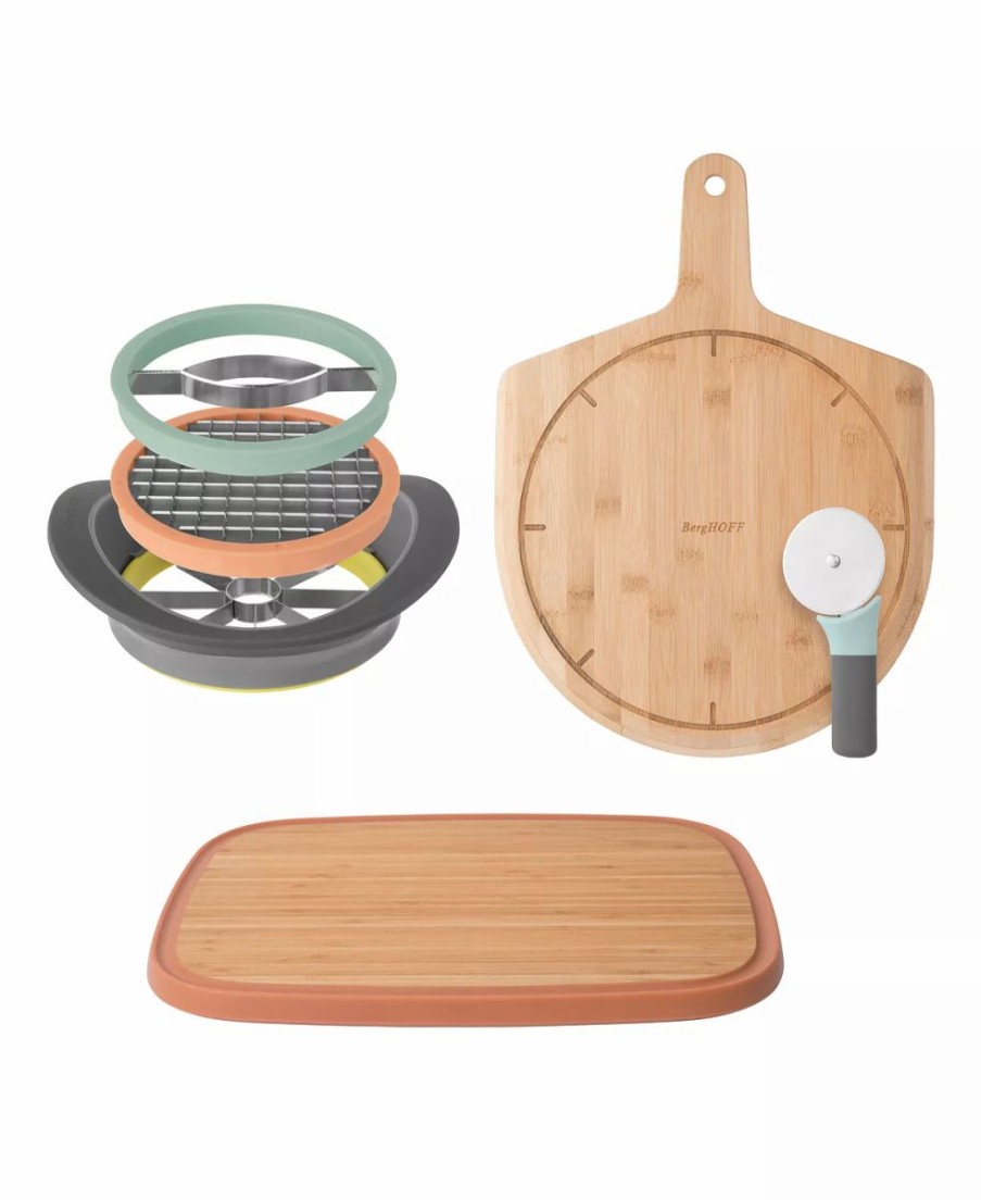 Kitchen * | Berghoff Pizza Prep And Serve Set Brown