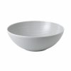 Glassware & Tabletop * | Royal Doulton Gordon Ramsay Maze Collection 10 Serving Bowl | Light Grey