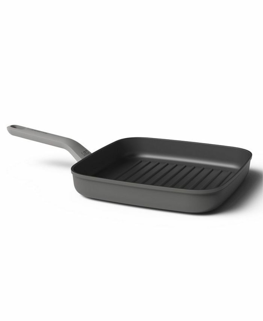 Kitchen * | Berghoff Leo Collection Nonstick 10 Grill Pan Gray