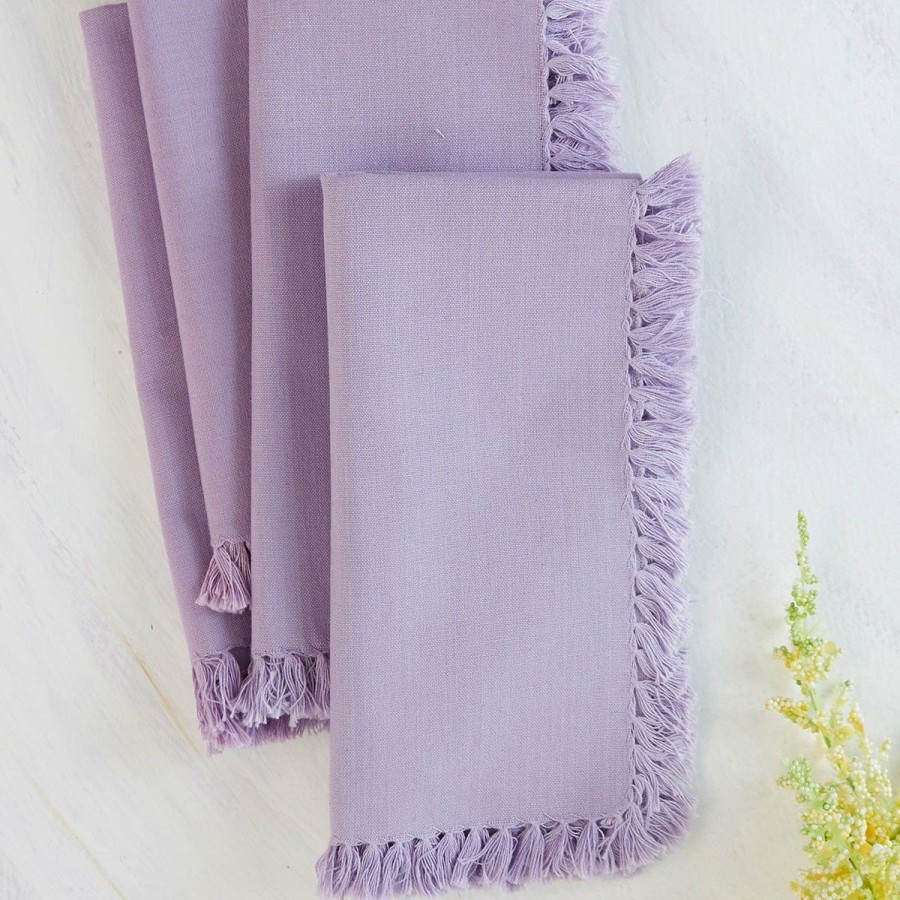 Glassware & Tabletop * | April Cornell Essential Napkin (Set Of 4) | Lavender