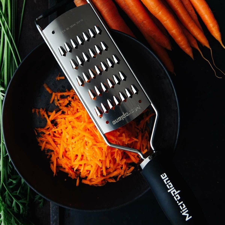 Cooks' Tools * | Microplane Gourmet Series Julienne Grater | Black