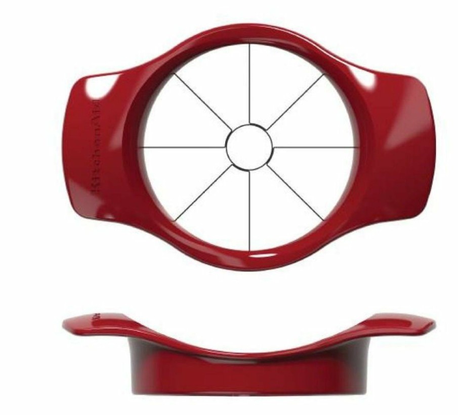 Cooks' Tools * | Kitchenaid Non-Electrics Kitchenaid Universal Apple Sectioner | Red