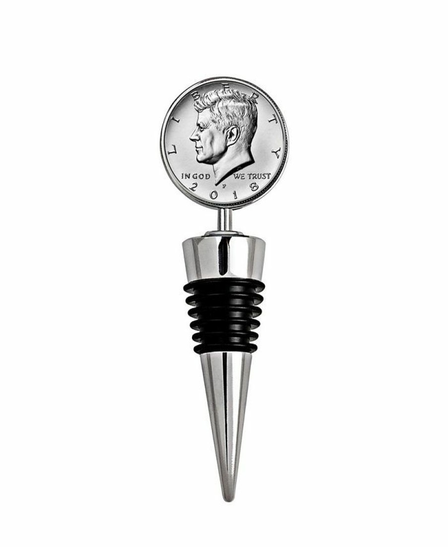 Misc_Gifts * | American Coin Treasures Jfk Half Dollar Coin Wine Stopper Multi