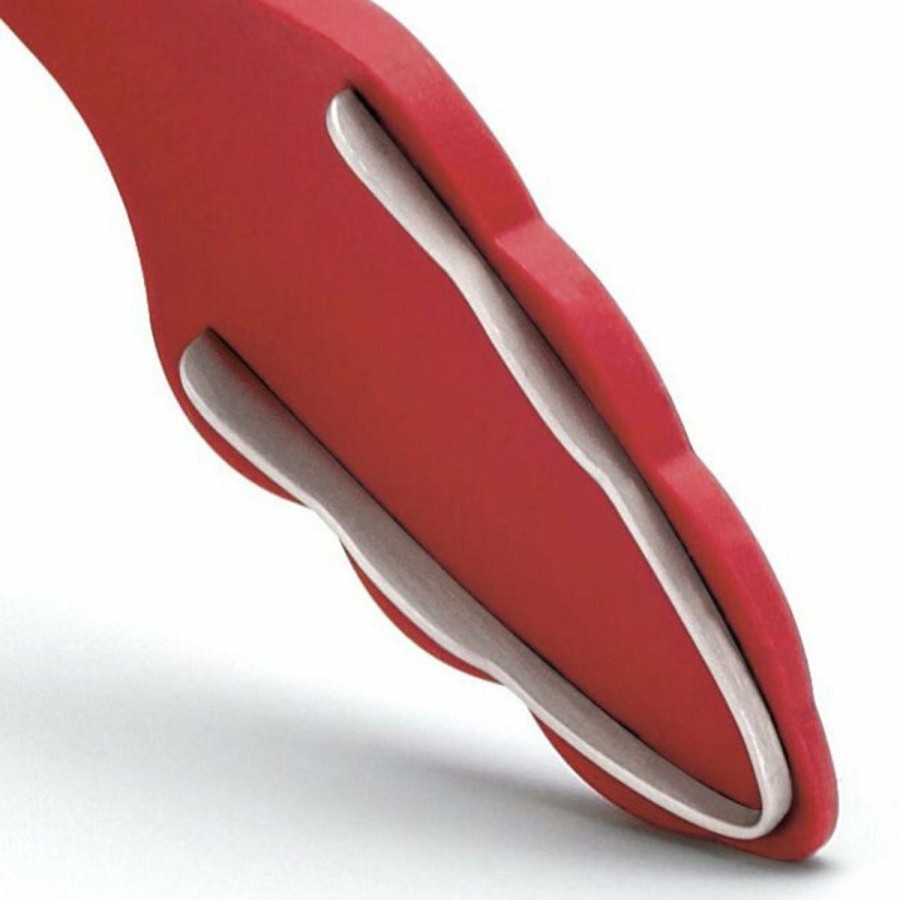 Cooks' Tools * | Cuisipro 12 Silicone Tongs With Teeth | Red