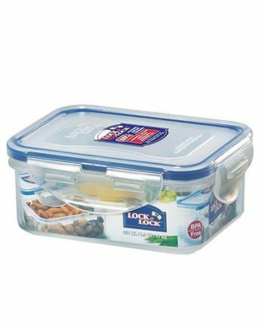 Kitchen * | Lock N Lock Easy Essentials Rectangular 12-Pc. Food Storage Container Set, 11-Oz. Clear