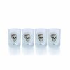 Glassware & Tabletop * | Fiesta 14Oz Double Old Fashioned Glasses (Set Of 4) | Sugar Skull And Vine (White)