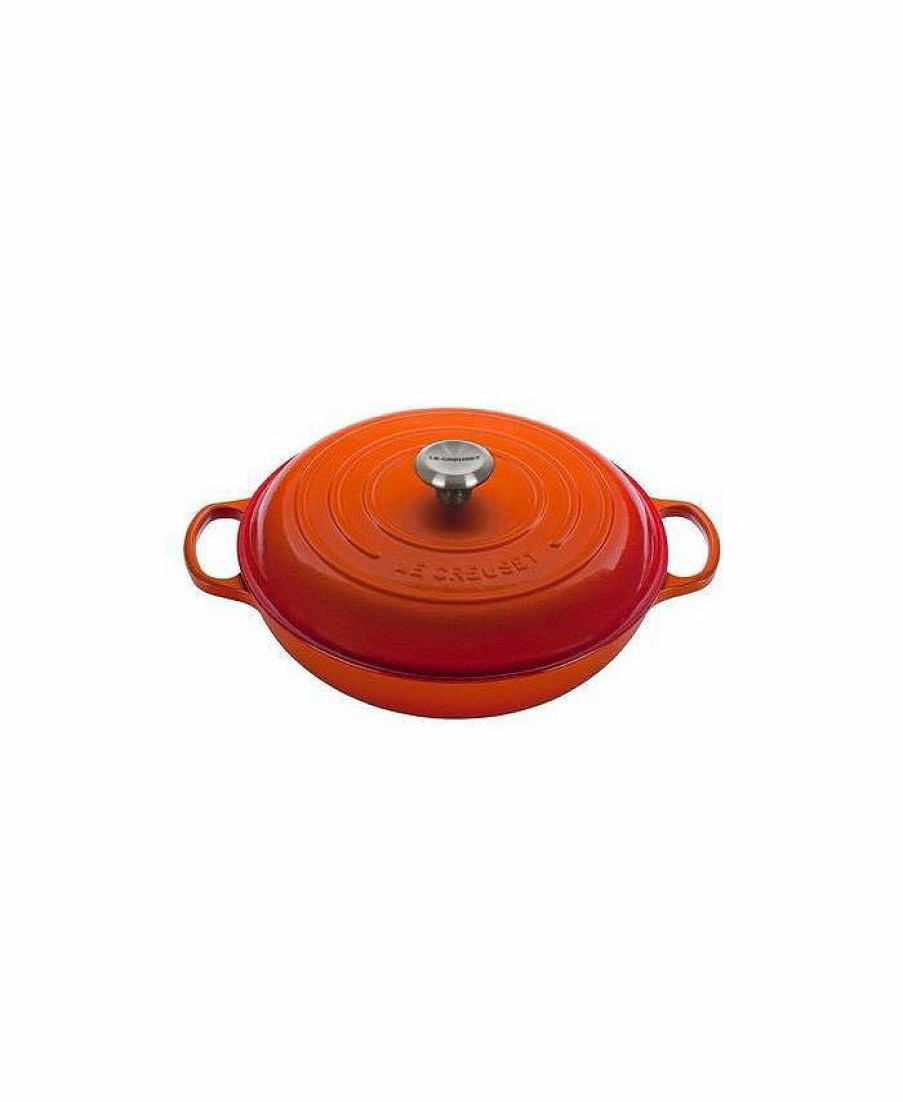 Kitchen * | Le Creuset 5-Qt. Enameled Cast Iron Signature Braiser