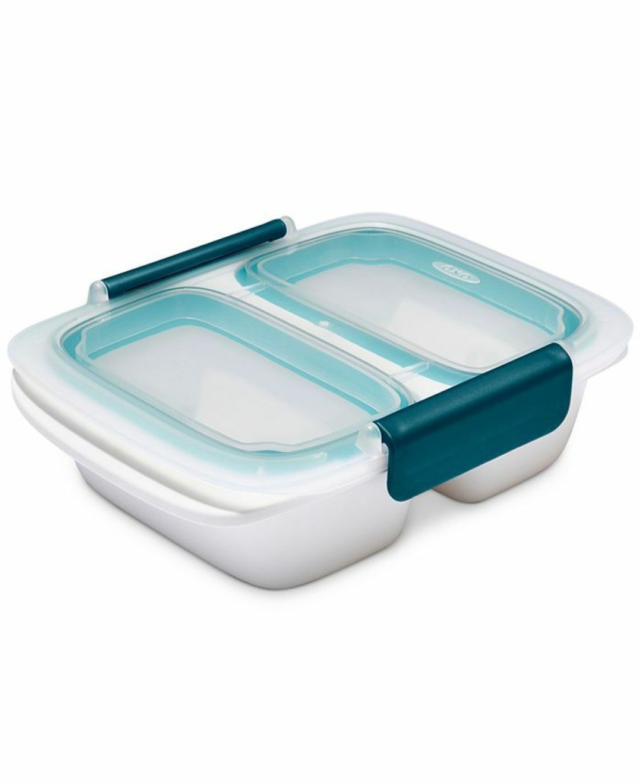 Kitchen * | Oxo Good Grips Prep & Go Divided Container Blue