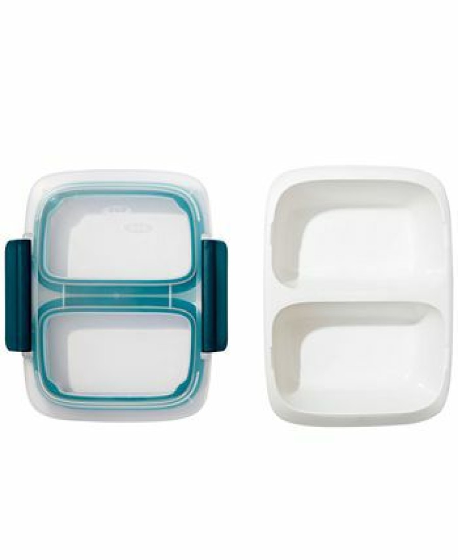 Kitchen * | Oxo Good Grips Prep & Go Divided Container Blue