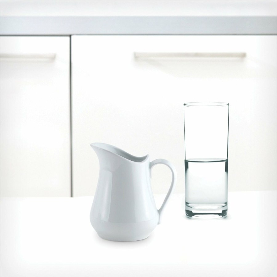 Glassware & Tabletop * | Harold Import Company Harold Imports 8 Oz White Porcelain Pitcher