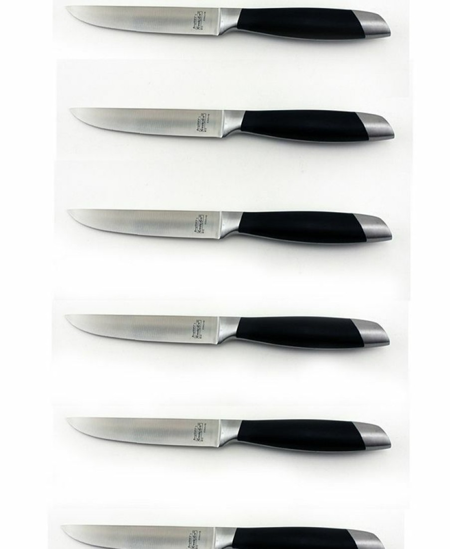 Kitchen * | Berghoff Geminis Steak Knife Set, 6 Piece Stainless Steel