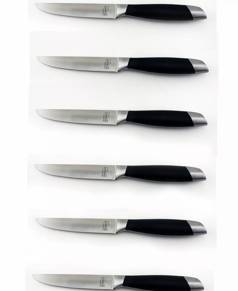 Kitchen * | Berghoff Geminis Steak Knife Set, 6 Piece Stainless Steel