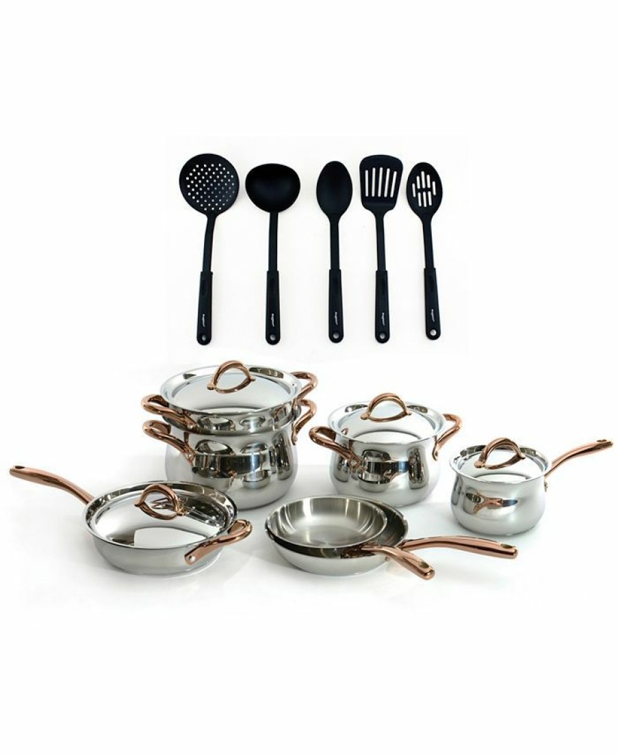 Kitchen * | Berghoff Uro Gold 18/10 Stainless Steel 16-Pc. Cookware Set Multi